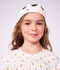 Camicia da notte travestimento da principessa con coroncina in cotone bambina bianco/multicolore