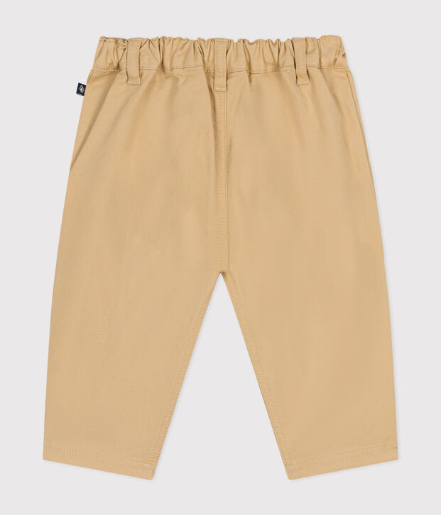 Pantaloni in serge beb&egrave; beige