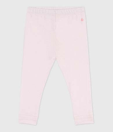 Leggings per neonato in cotone tinta unita