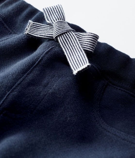 Pantaloni in molleton bebè. blu SMOKING