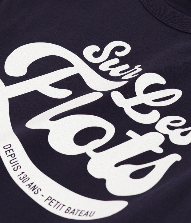 T-shirt  maniche corte in cotone bambino SMOKING