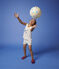 Canottiera in cotone bambina bianco MARSHMALLOW
