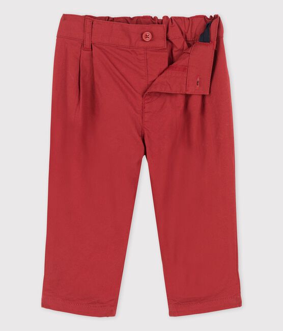 Pantaloni bebè in adorabile tessuto serge  marrone OMBRIE