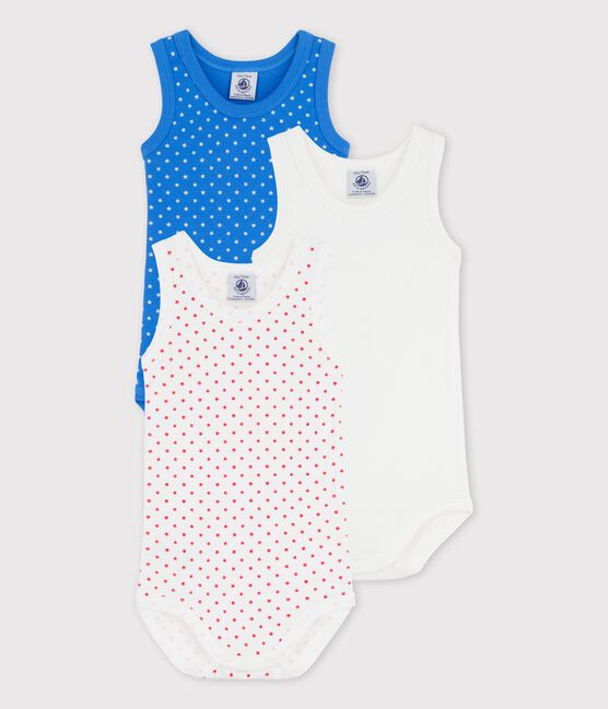 Confezione da 3 body senza maniche in cotone variante 1
