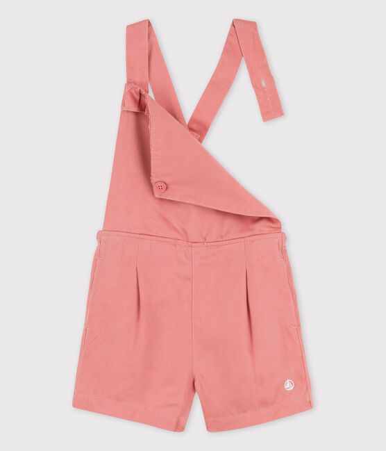 Tutina corta bambina in lyocell rosa PAPAYE