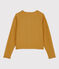 Cardigan lana e cotone bambina giallo BOUDOR