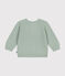 Cardigan in tricot di cotone bebè verde HERBIER