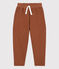 Pantalone in tubique trapuntato bambina / bambino marrone CINA