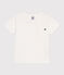 T-shirt bambino in jersey fiammato bianco MARSHMALLOW