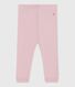 Leggings in cotone tinta unita neonato