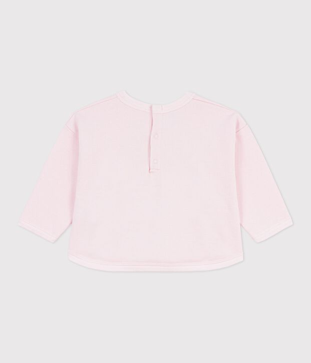 Felpa con cappuccio in cotone per neonati con motivi BARELY