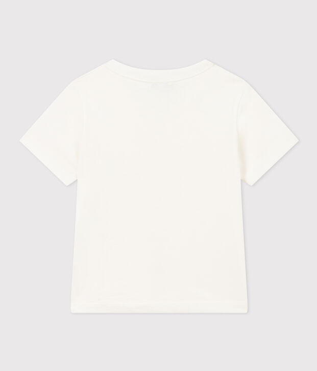 T-shirt bambino a maniche corte bianco