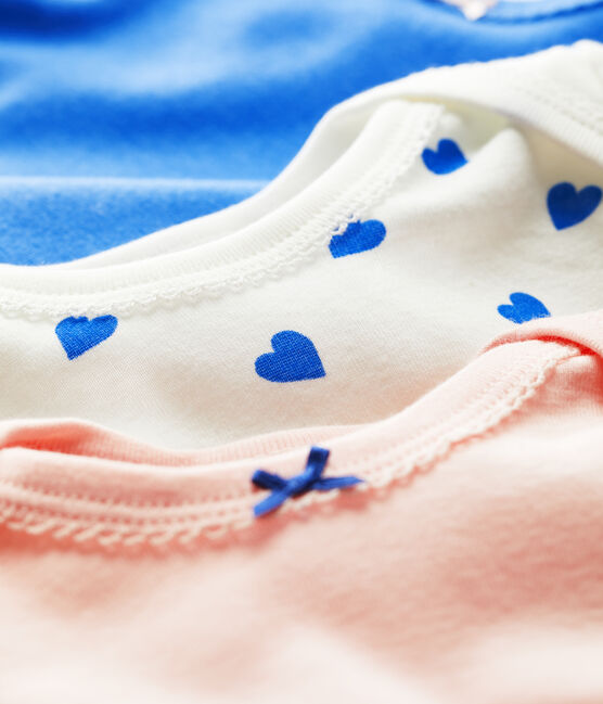 Confezione da 3 body con cuori a manica corta variante 1