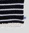 Snood bambina-bambino blu SMOKING/bianco MARSHMALLOW