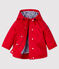 Parka lunghezza midi bebè maschio rosso TERKUIT