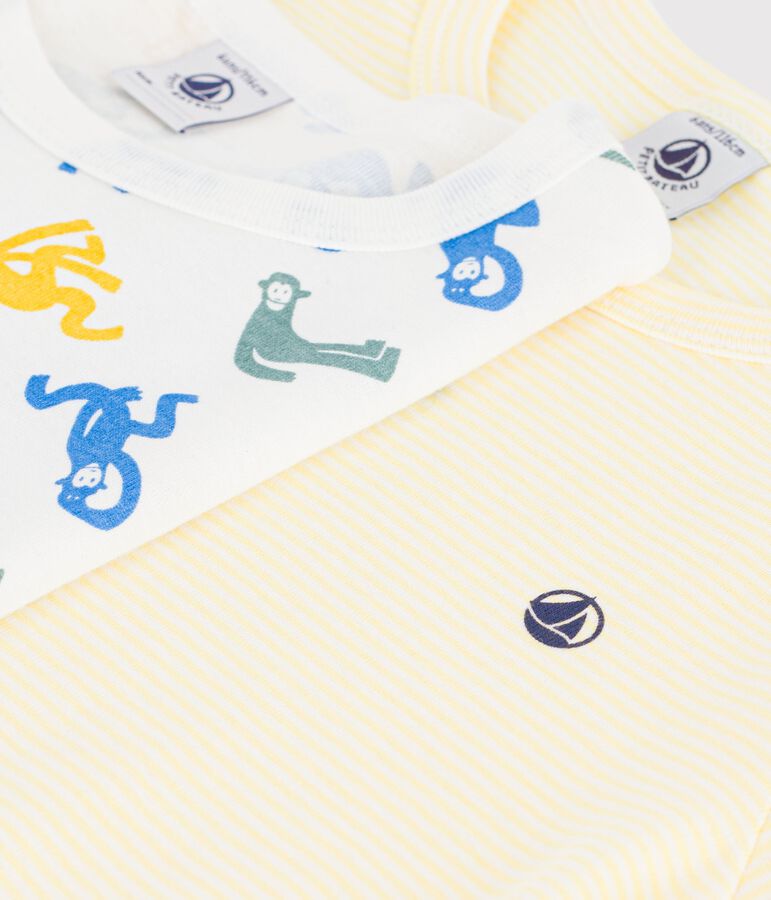 Set di pigiami corti in cotone fantasia bambino multicolore