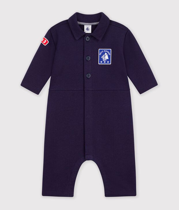 Tutina lunga in cotone tinta unita neonato SOIR