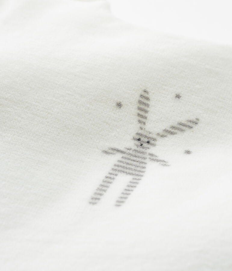 Sacco nanna beb&egrave; in ciniglia bianco MARSHMALLOW