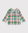 Blusa in garza di cotone neonato bianco AVALANCHE/ MULTICO