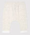 Pantalone bebè grigio chiné in jersey di cotone biologico beige MONTELIMAR CHINE