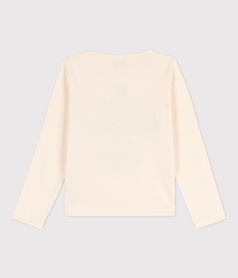 T-shirt a maniche lunghe in cotone bambino unisex bianco AVALANCHE/ ROVER/ MULTICO