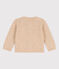 Cardigan in maglia di lana ecru AVALANCHE