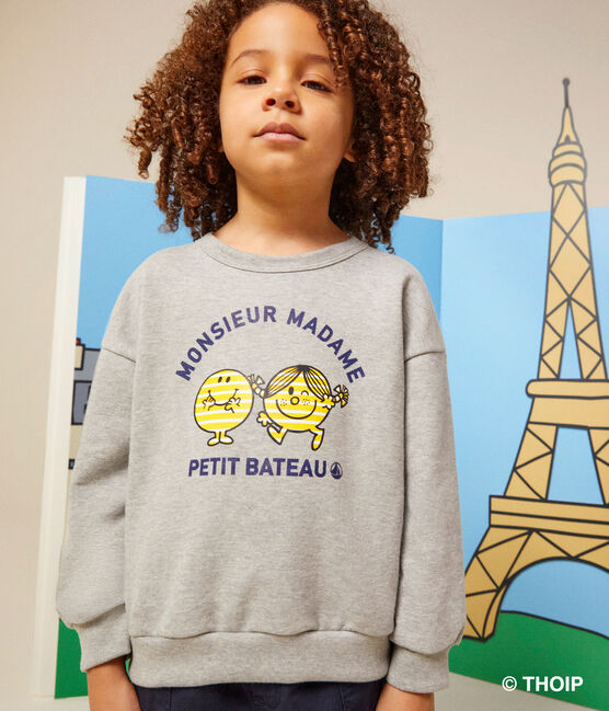 Maglia Monsieur Madame in tessuto felpato bambino CHATON CHINE 40
