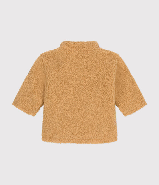 Giacca in sherpa per bebè beige FACILE