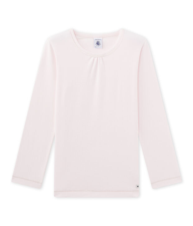 T-shirt bambina per pigiama rosa
