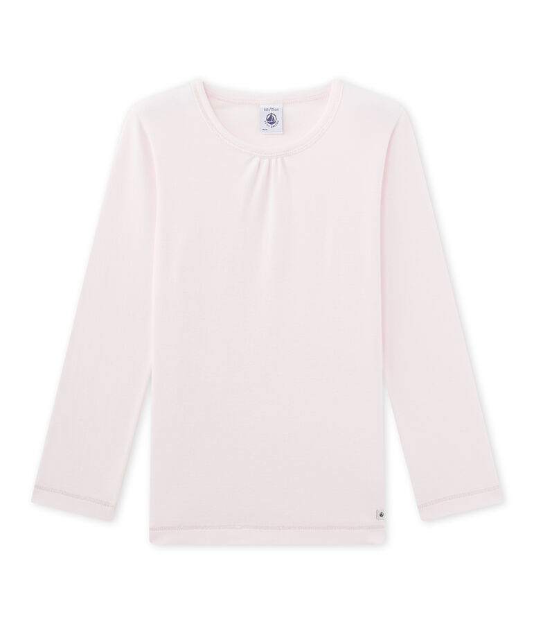 T-shirt bambina per pigiama rosa