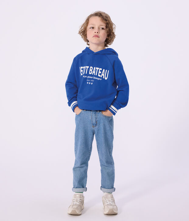 Felpa con cappuccio in cotone bambino PERSE