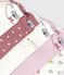 Set di body a maniche lunghe in cotone con stampa a cuori neonato multicolore