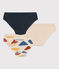 Confezione da 3 slip bambino in cotone variante 1