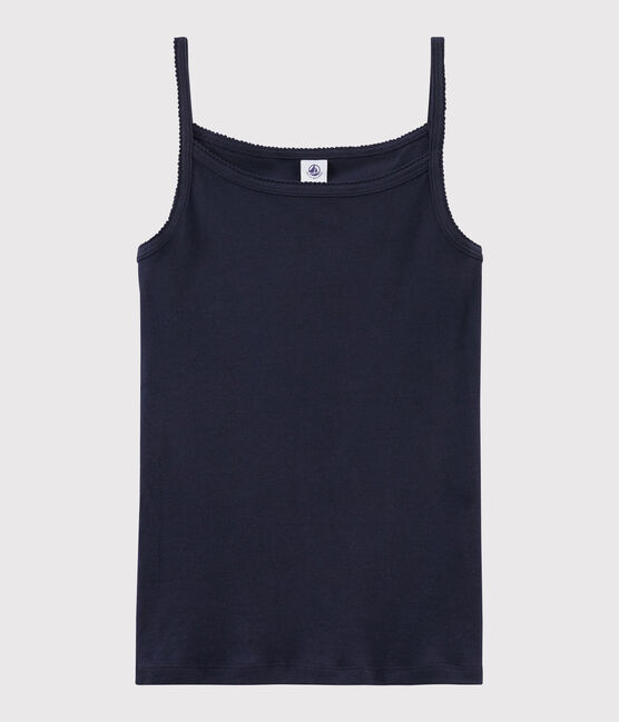 Canottiera con spalline Donna blu SMOKING