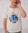 T-shirt bambino unisex a maniche corte in cotone bianco MARSHMALLOW