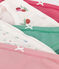 Confezione da 5 slip in cotone con frutti stampati bambina variante 1