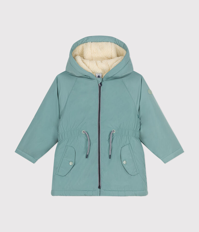 Parka bambina verde
