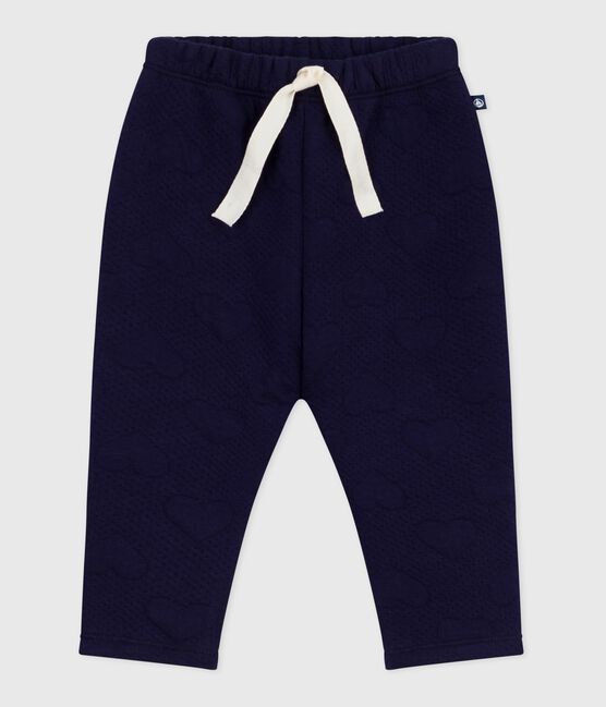 Pantaloni in cotone spesso con motivo a cuori neonata SOIR