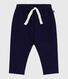 Pantaloni in cotone spesso con motivo a cuori neonata