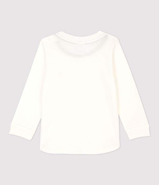 T-shirt in cotone bebè bianco MARSHMALLOW