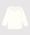 T-shirt in cotone bebè bianco MARSHMALLOW