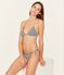 Costume due pezzi donna blu ABYSSE/bianco LAIT