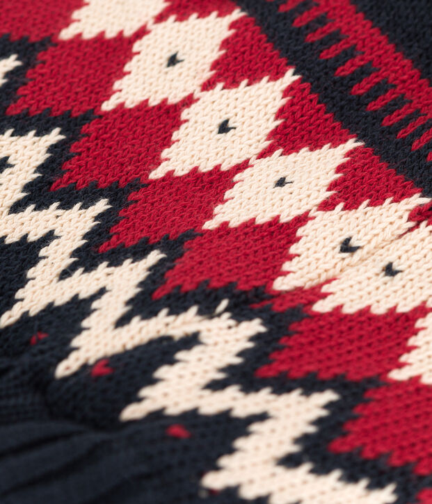 Berretto bambina/bambino blu/multicolore