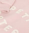 Maglia in tessuto felpato bambina rosa SALINE