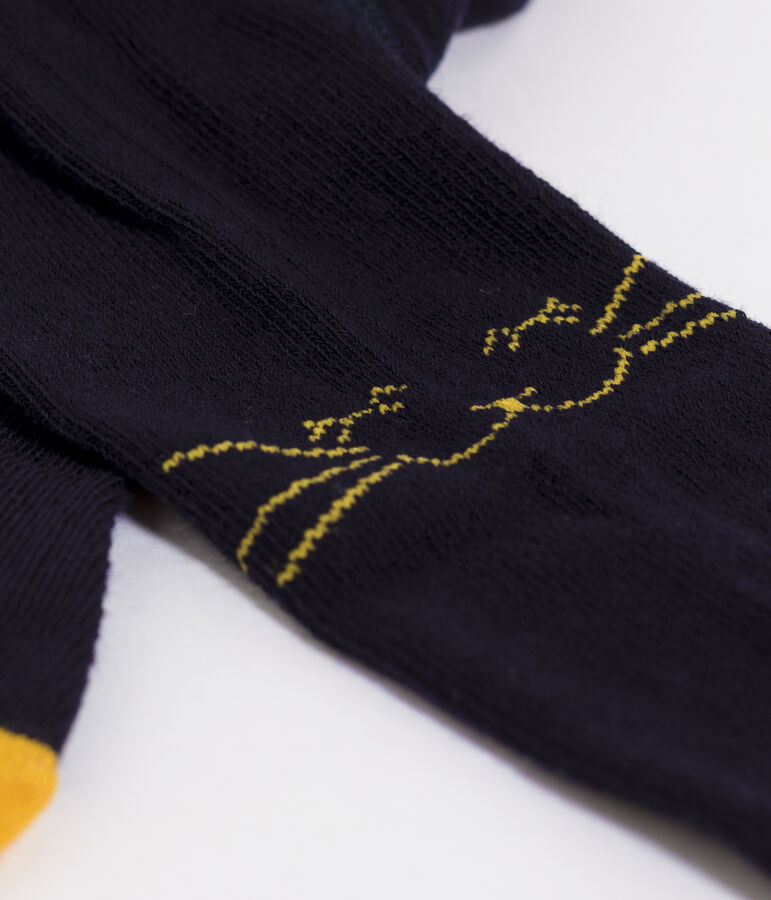 Collant beb&egrave; femmina blu