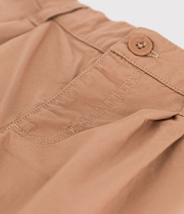 Pantaloni beb&egrave; in adorabile tessuto serge beige
