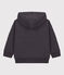 Felpa petit Boat con zip e cappuccio bambino grigio DUMBO
