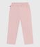 Pantaloni in velluto tinta unita bambina rosa JOLI