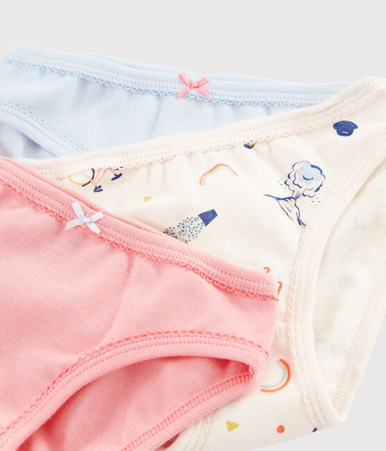 Confezione da 3 slip animali yoga bambina variante 1