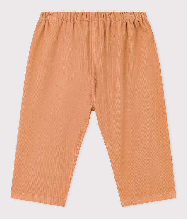 Pantaloni di velluto a costine sottili per beb&egrave; rosa